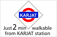 2 mins from Karjat Station